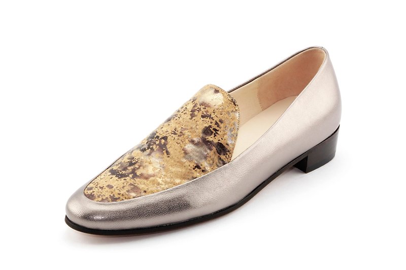 T FOR KENT ON HOLIDAY - Women's Oxford Shoes - Genuine Leather Gold