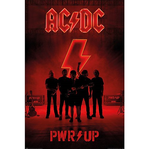 Dope 私貨 AC/DC - Power Up 英國進口搖滾音樂海報