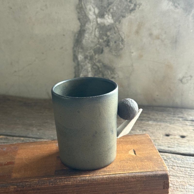 幾何把手杯_重心 - 其他杯子 - 陶 黑色