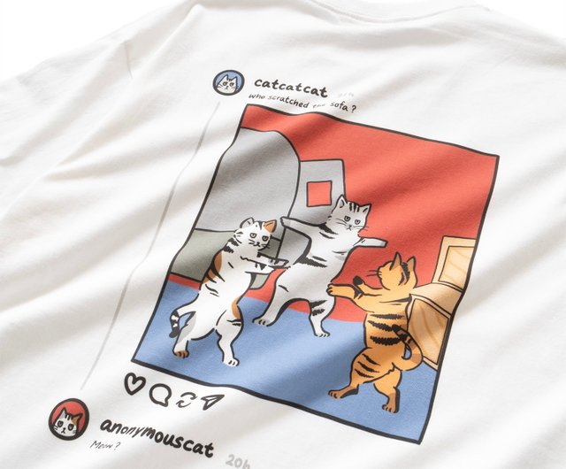 大人もOK★MM6　猫 カレンダータグ Tシャツ14Y 241e41085f0718ebe7fe3278ff5c0d