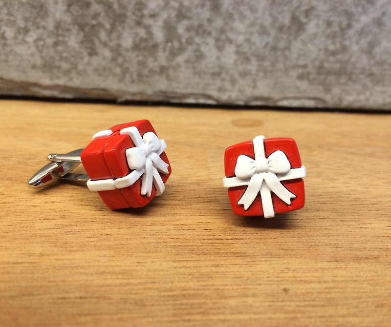 Gift Box Cufflink with removable lid - Cuff Links - Other Metals 