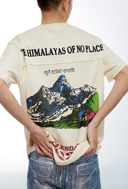 CONP: Citizen of No Place The Himalayas T-shirt CONP旅行系列 山脈T恤 無性別穿搭