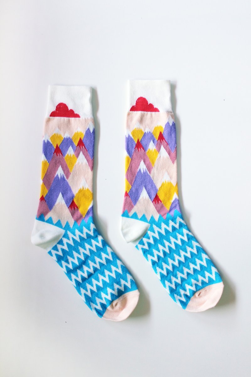 Big Foot Socks Store | COMME MOI Parent-child Socks Series - ถุงเท้า - ผ้าฝ้าย/ผ้าลินิน หลากหลายสี