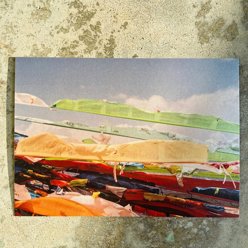 【He Fang/Tibetan Area】Photographic Postcard Custom Inscription Card - Cards & Postcards - Paper Multicolor