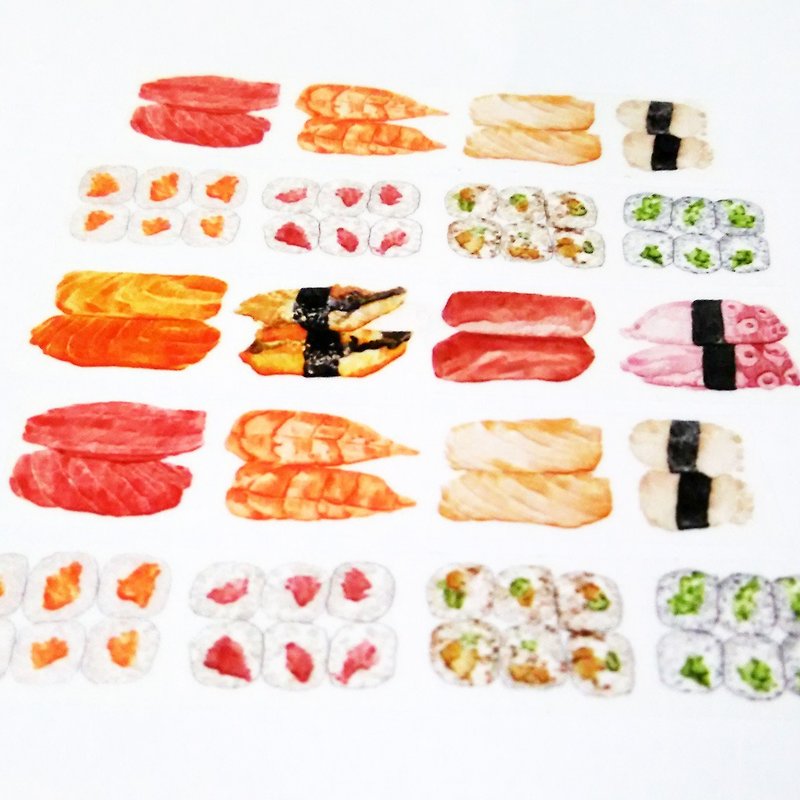Sample Washi Tape Sushi Platter - Washi Tape - Paper 