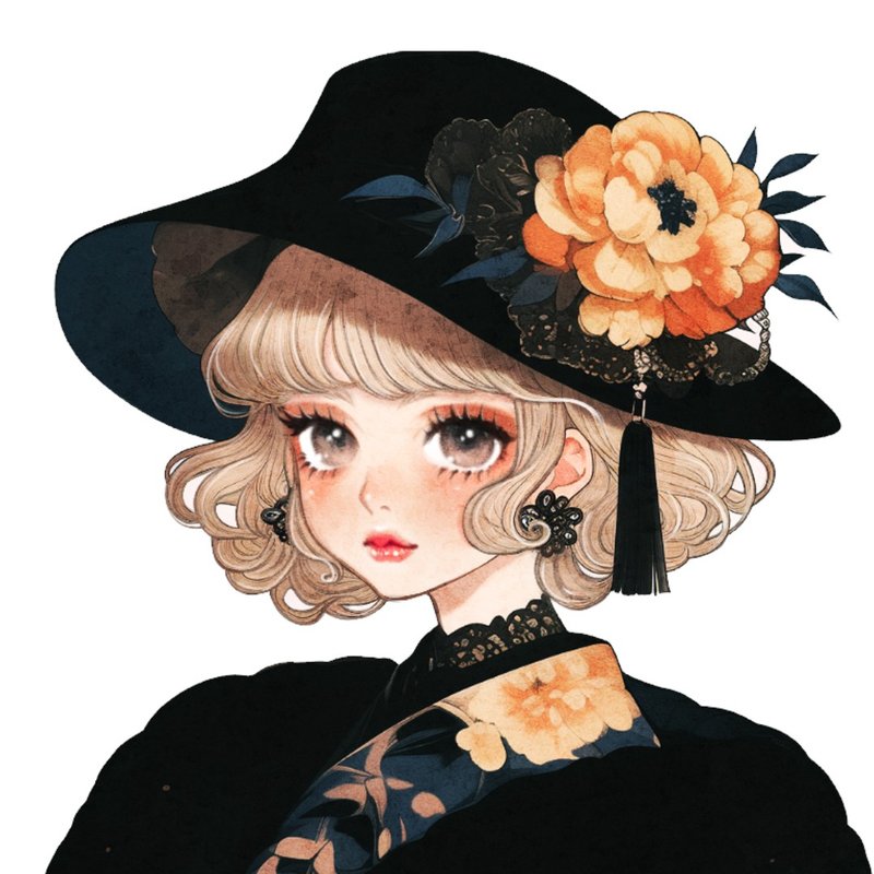 オリジナルステッカー【浪漫ノスタルジヰ・B】 - 貼紙 - 紙 