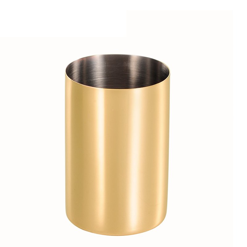 Bencross Original Heart - Stainless Steel Mouthwash Cup - Bright Gold - กล่องเก็บของ - โลหะ สีทอง