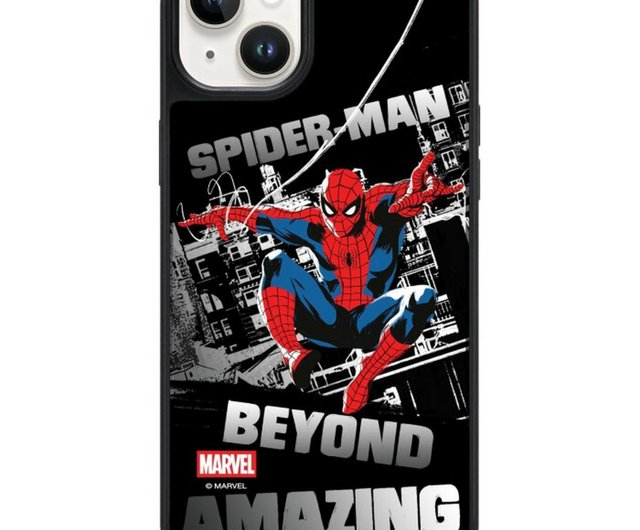 マーベル スパイダーマン iPhone 15 Galaxy S24 ミラー保護ケース 5630