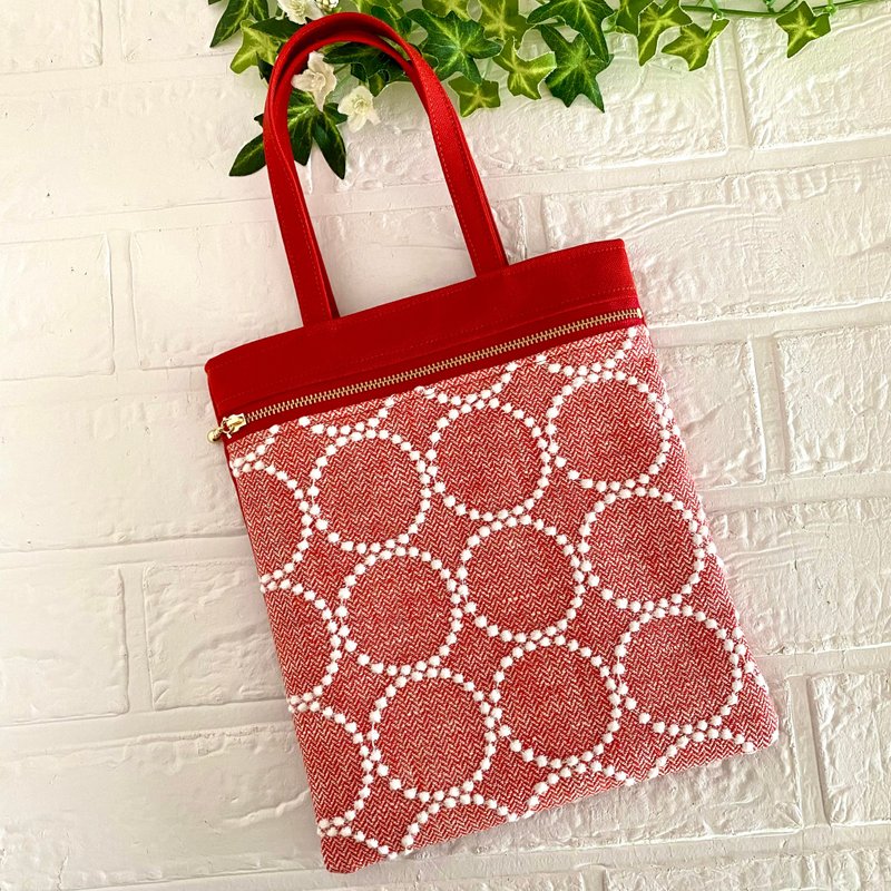 Mina Perhonen Mini Bag - Handbags & Totes - Cotton & Hemp Red