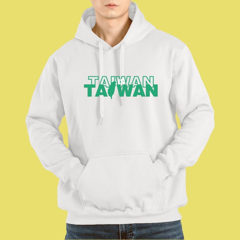 TAIWAN IS TAIWAN 台灣 帽T 衣服 長袖 童裝 黑色 白色 - 男 T 恤 - 棉．麻 多色