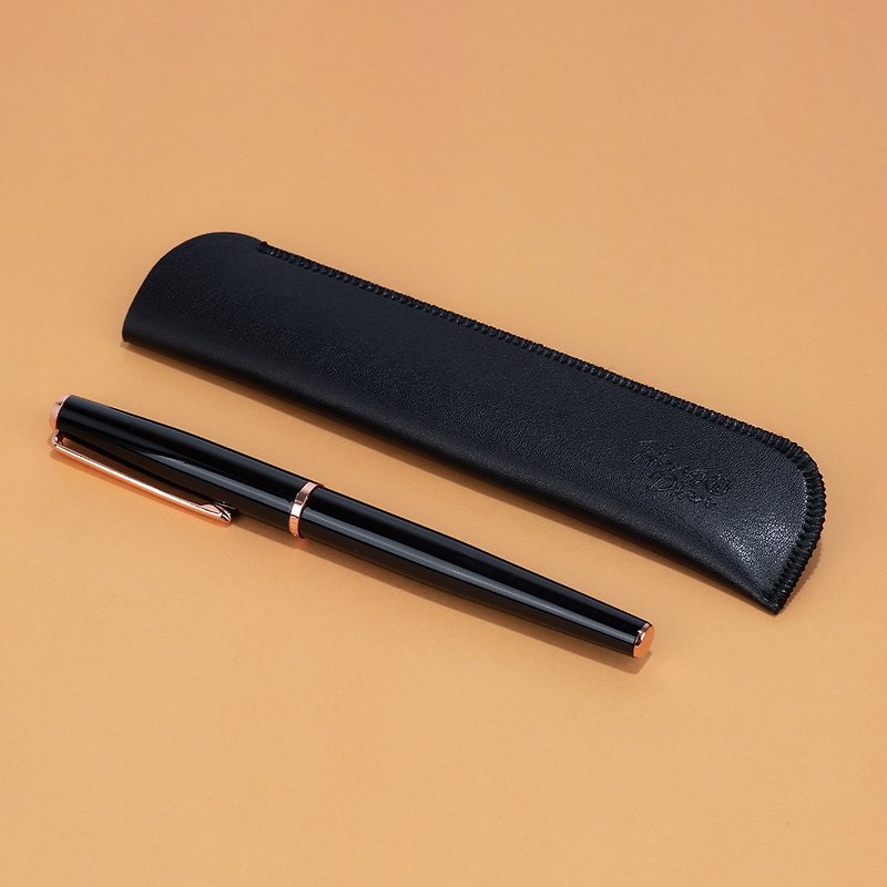 [Pen Holster] Hongdian Pen Holster / Multi-color selection - Pencil Cases - Faux Leather Black