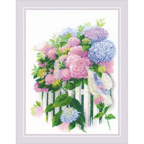 MARUMi刺繡手作 2026 - RIOLIS 十字繡材料包 - 繡球花園