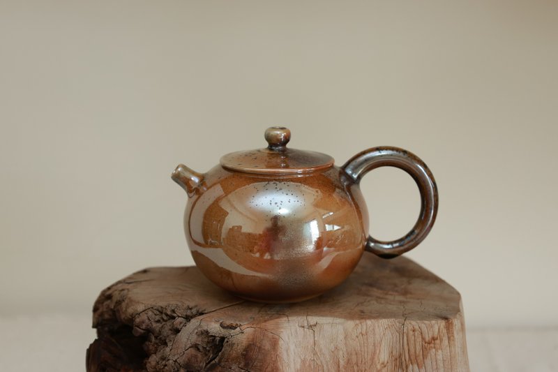 柴燒茶壺/200ml/瀧間拾光 - 茶壺/茶杯/茶具 - 陶 