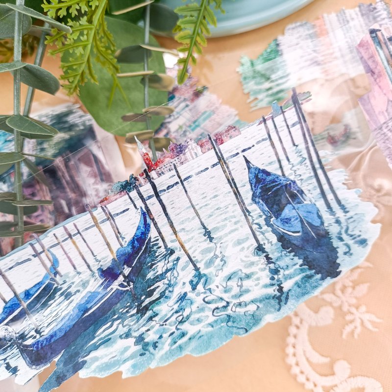 NO.133 威尼斯秘密Venice / 紙膠帶 Masking Tape - 紙膠帶/和紙/PET - 塑膠 多色