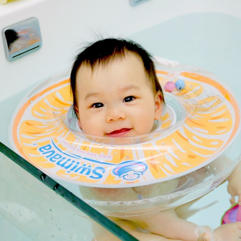 Swimava ─G1 Orange Baby Swimming Collar - Swimsuits & Swimming Accessories - Plastic 