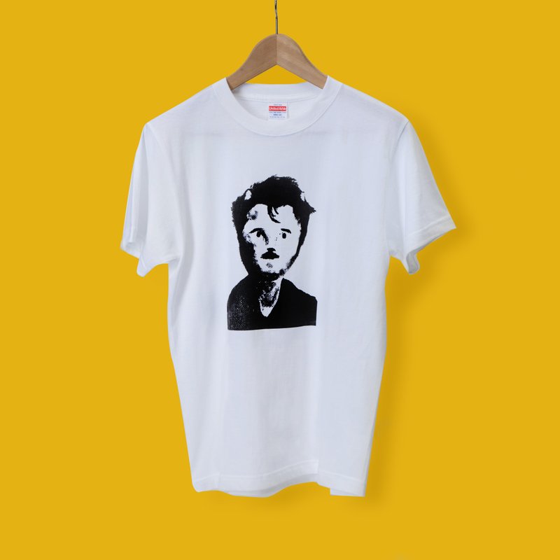 牠的貓純棉T-shirt - 男 T 恤 - 棉．麻 白色