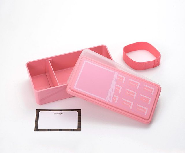 Gel-Cool Rectangle Bento Box | Macaron Pink (500mL)