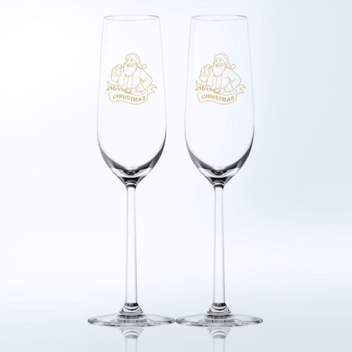 Design Your Own Wine 香港酒瓶雕刻禮品專門店 交換禮物|訂製雕刻香檳對杯 客製化禮物送朋友文字雕刻聖誕禮物