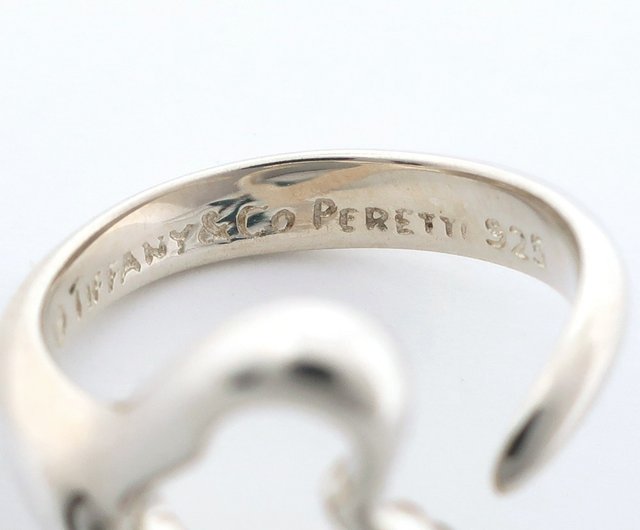 日本直送】ティファニー TIFFANY&Co. オープンハート 9.5号