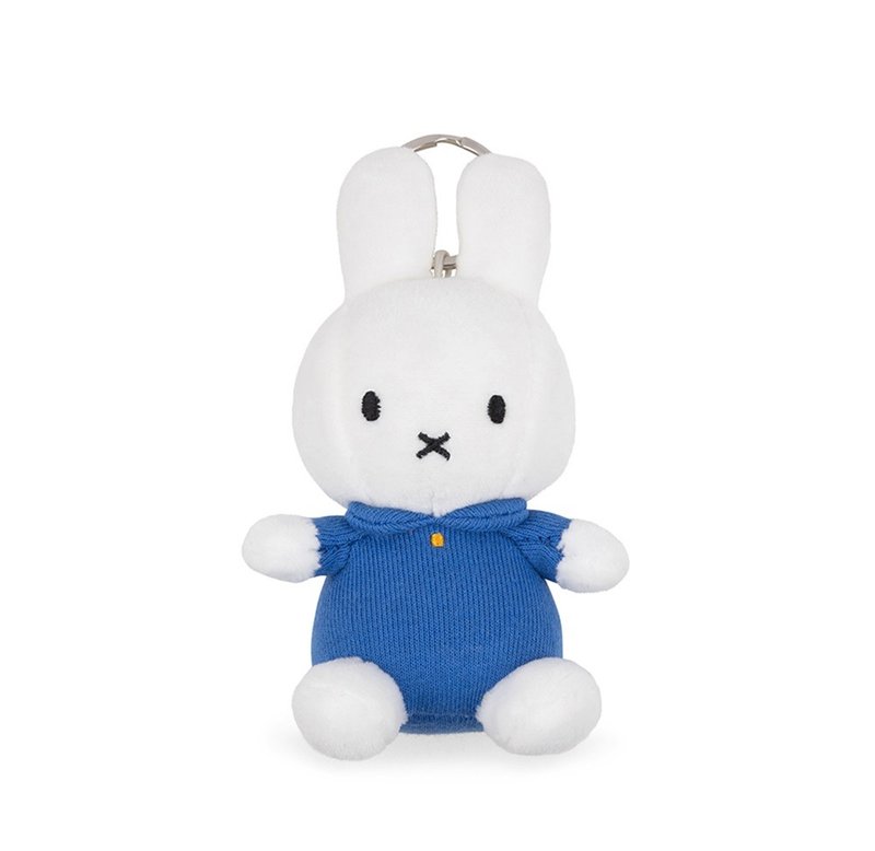 荷蘭 Bon Ton Toys | Miffy 米飛兔 鑰匙圈 藍色衣服 10cm - 玩偶/公仔 - 其他材質 藍色