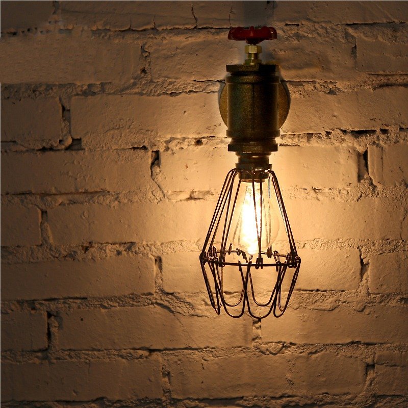 水管工業風壁燈創意壁燈愛迪生氛圍燈 - 燈具/燈飾 - 其他金屬 