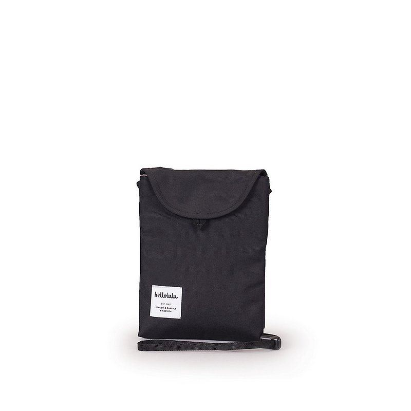 hellolulu JEM Travel Bag-Black - กระเป๋าแมสเซนเจอร์ - เส้นใยสังเคราะห์ สีดำ