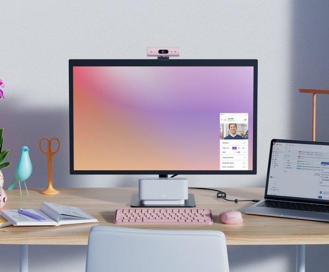 Logitech BRIO 500 インターネット カメラ (ブラック/ホワイト