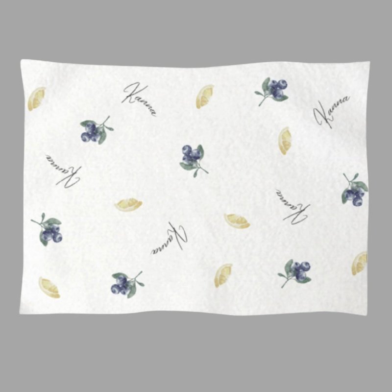 Name Blanket Blueberry and Lemon - Baby Accessories - Polyester 