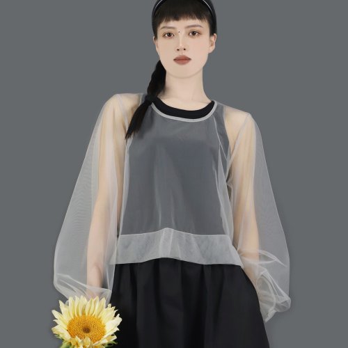 LANTERN SLEEVE TOPS ネイビー 1 500x0.jpg