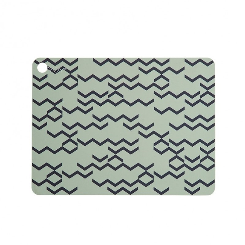 Ocean green Green Ocean Silicone Placemat 2pcs| OYOY - Place Mats & Dining Décor - Silicone Green
