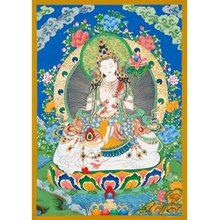 グリーンターラ タンカ 迅速な解放者と慈悲の女神 - ショップ