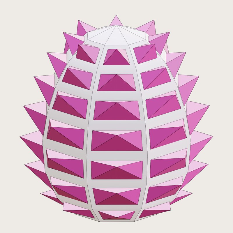DIY Dragon Egg Papercraft Printable PDF - 手工藝教學/工具書 - 其他材質 