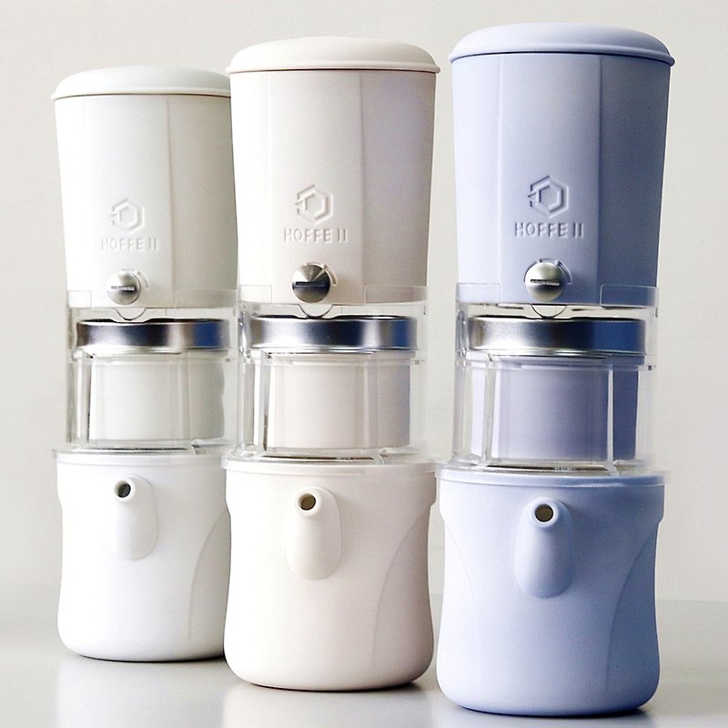 【現貨】暢銷日本 冰熱兩用精品咖啡機 HOFFE2 (手沖/冰滴) - 咖啡壺/咖啡器具 - 瓷 白色