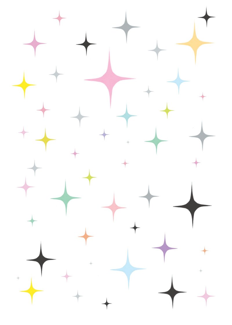 star stickers - 貼紙 - 紙 多色