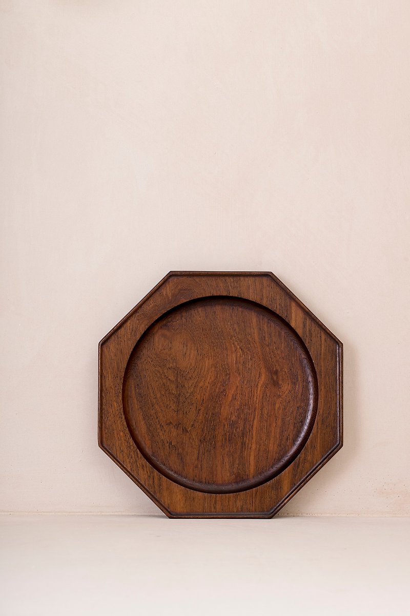 Lingmu Series - No. 8 Eight Sided Plate - อื่นๆ - ไม้ 