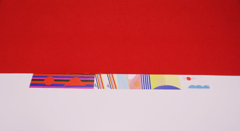 Asahi paper tape - Washi Tape - Paper Multicolor