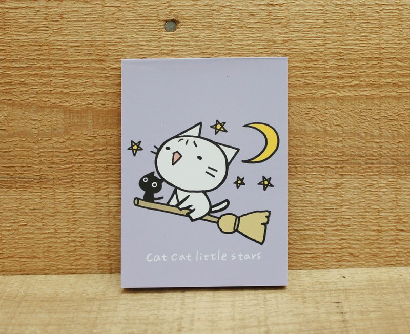 【便條紙】 星星貓小便條本(藍色)37011 - 便條紙/便利貼 - 紙 藍色