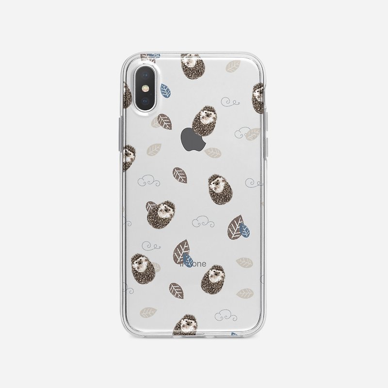 Pine Leaf Small Hedgehog Embossed Air Shell - iPhone (i5,i6s,i6splus,i7.i7plus,i8.i8plus,ix)/Samsung, HTC.OPPO.ASUS - Phone Cases - Plastic 