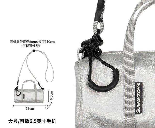 【新品未使用】リリーブラウン　オリエンタルメタルバッグ　チェーンバッグ/シルバー 未来的なメタルシリーズ ミニバッグ 軽量 吊り下げ ネックサイド