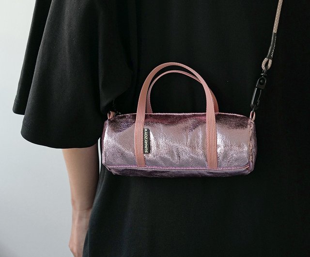 未来的なメタルシリーズ ミニバッグ 軽量 吊り下げ ネックサイド