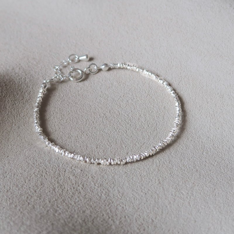 / Galaxy/ S925 sterling silver bracelet - Bracelets - Sterling Silver Silver