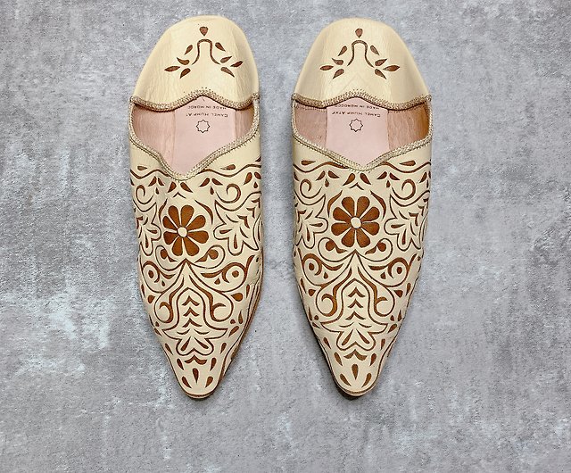 Slippers Babouche for Women Original Handmade Moroccan Tradition (balgha)