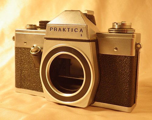 geokubanoid PRAKTICA L 35 公釐單眼底片相機機身搭配 M42 Pentax 鏡頭安裝 P