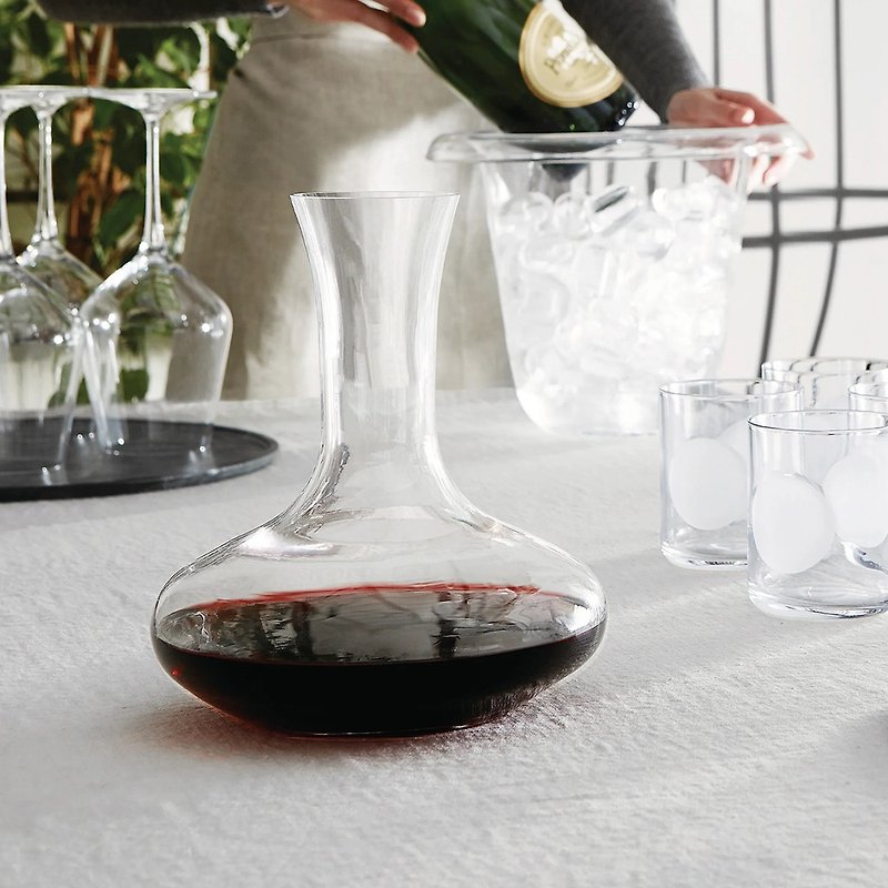 義大利 Bormioli Rocco 水晶無鉛玻璃醒酒瓶 (共兩款) - 酒杯/酒器 - 玻璃 灰色