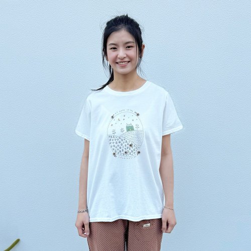 花木馬幸福造夢鋪 Hana Mokuba 圓領可愛圖案印花上衣