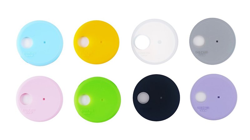 [Take Lid 2 Ice Ba Cup Lid] Macaron color Silicone cup lid - Reusable Straws - Silicone Multicolor