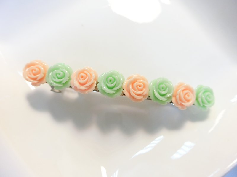 Flower Series - Secret Garden Spring Clamp-B (L) - Hair Accessories - Other Materials Multicolor