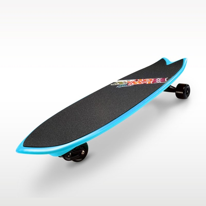 三輪衝浪滑板 SURF SKATE(復古藍) 附背袋 極限運動 滑板 - 運動/健身器材 - 其他材質 