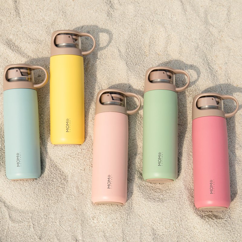 Japan MOMOCONCEPT Cube Flask Flask 380ml - กระบอกน้ำร้อน - สแตนเลส หลากหลายสี