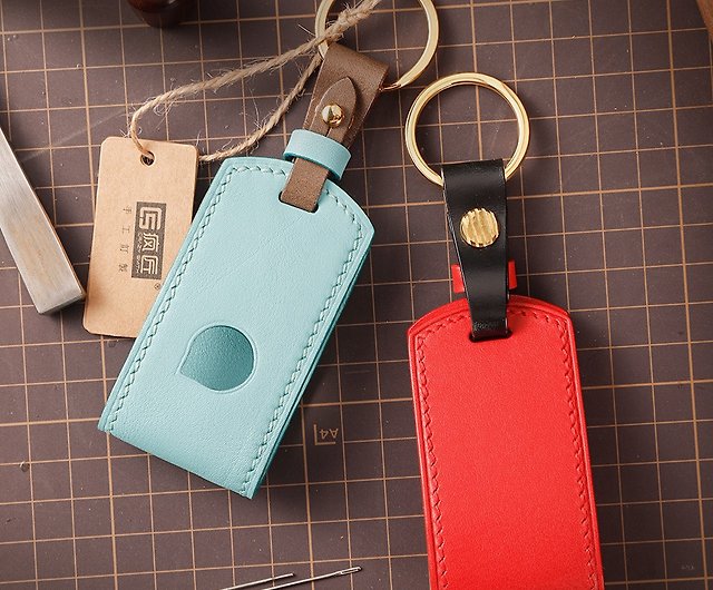 Crazy Craftsman] Hand-made car key case For volvo Volvo xc906s4 leather key  case - Shop crazysmith Keychains - Pinkoi